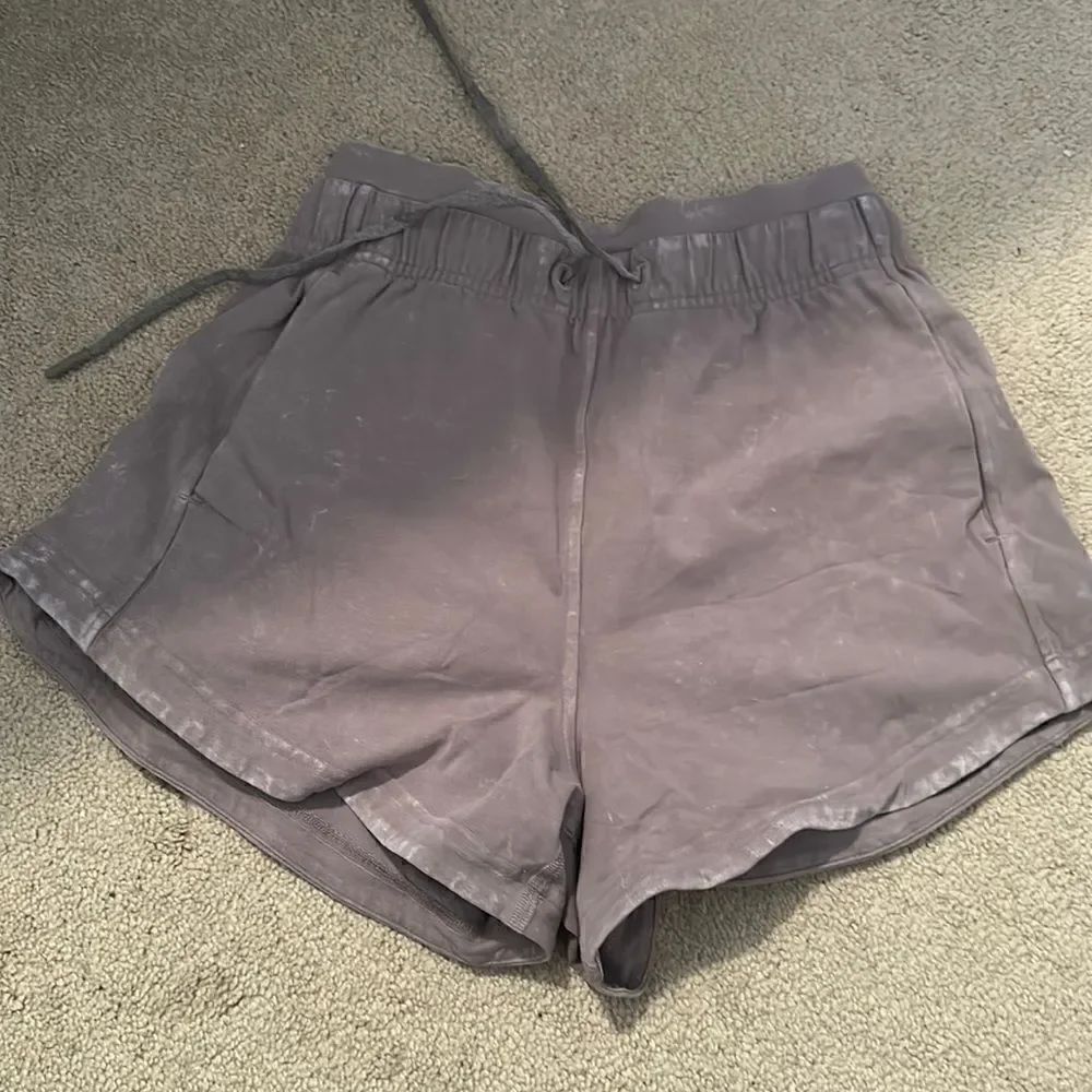 Lululemon Purple Acid Wash Shorts 2/4